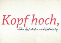 Postkarte Kopf hoch